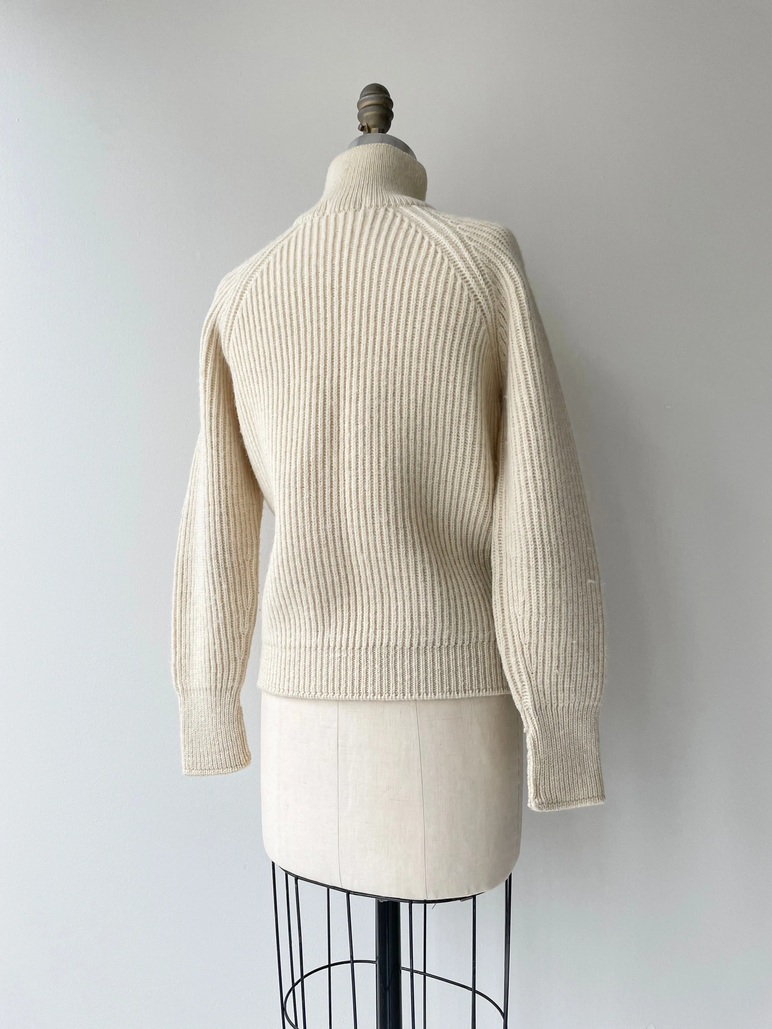 1980s L.L. Bean Wool Sweater Jacket