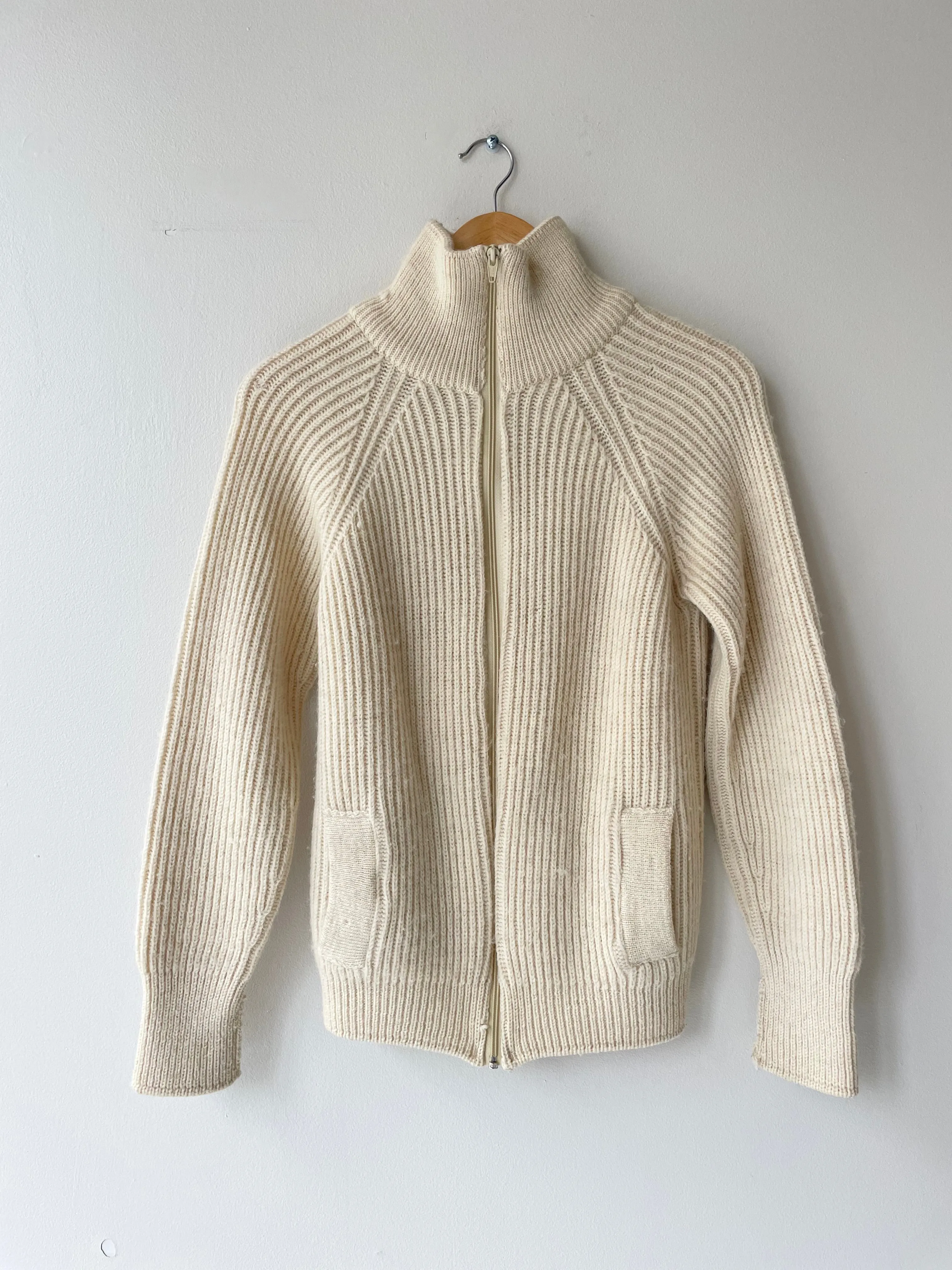 1980s L.L. Bean Wool Sweater Jacket