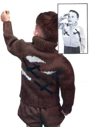 Aeroplane Cardigan Pattern