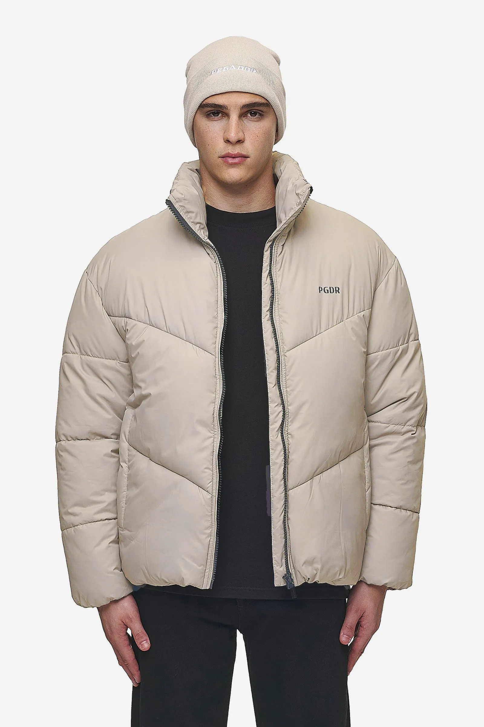 Anando Puffer Jacket Beige