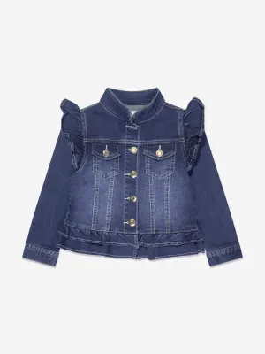 Angels Face Girls Indigo Denim Jacket in Blue