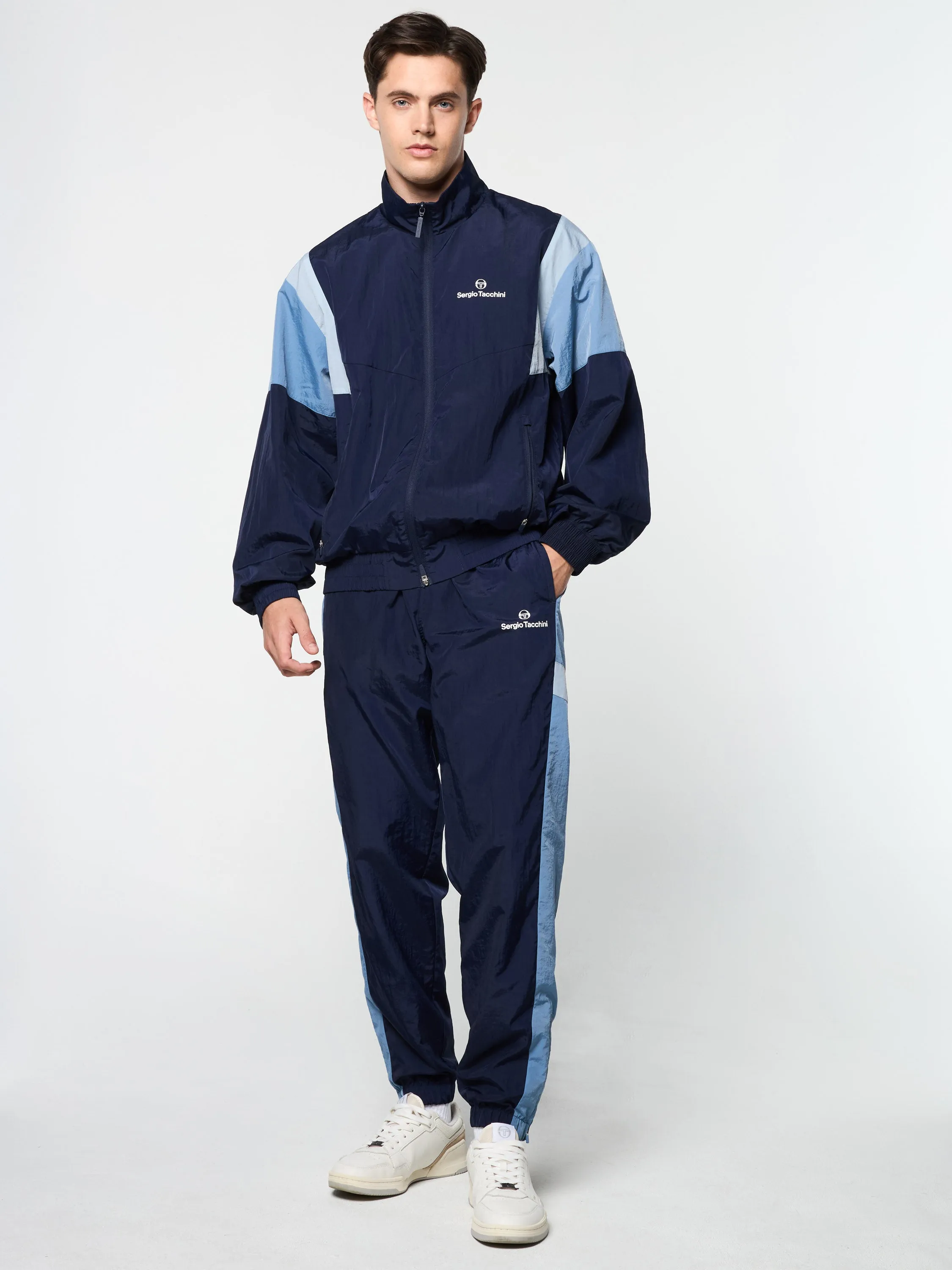 Angolo Track Jacket- Maritime Blue