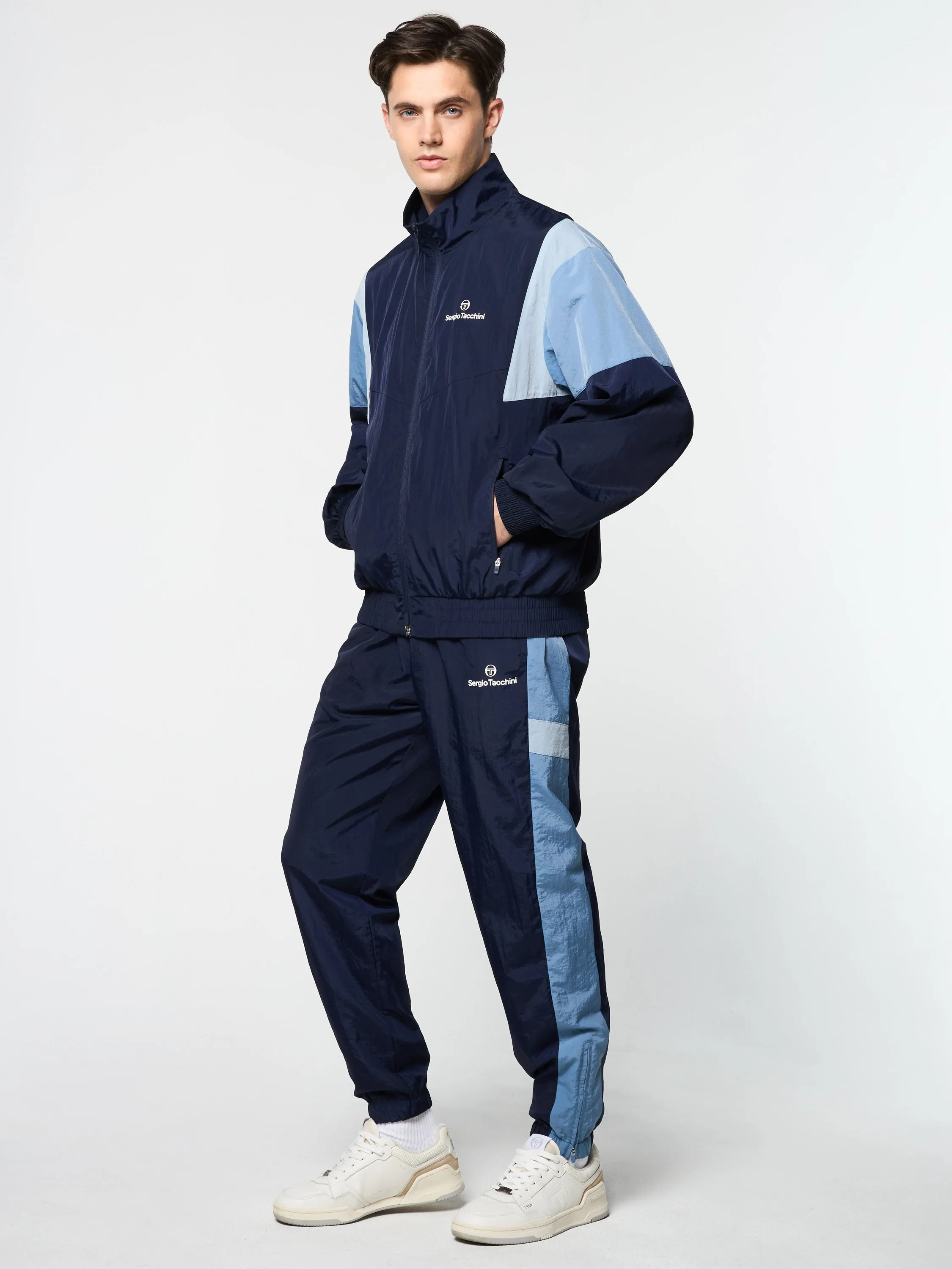 Angolo Track Jacket- Maritime Blue