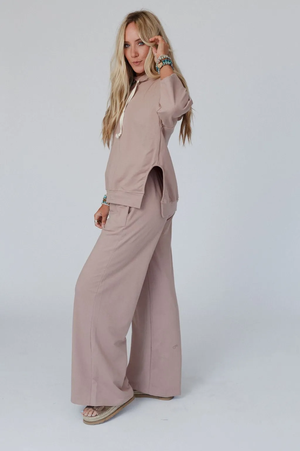 Arianna Top And Pant Set - Mocha