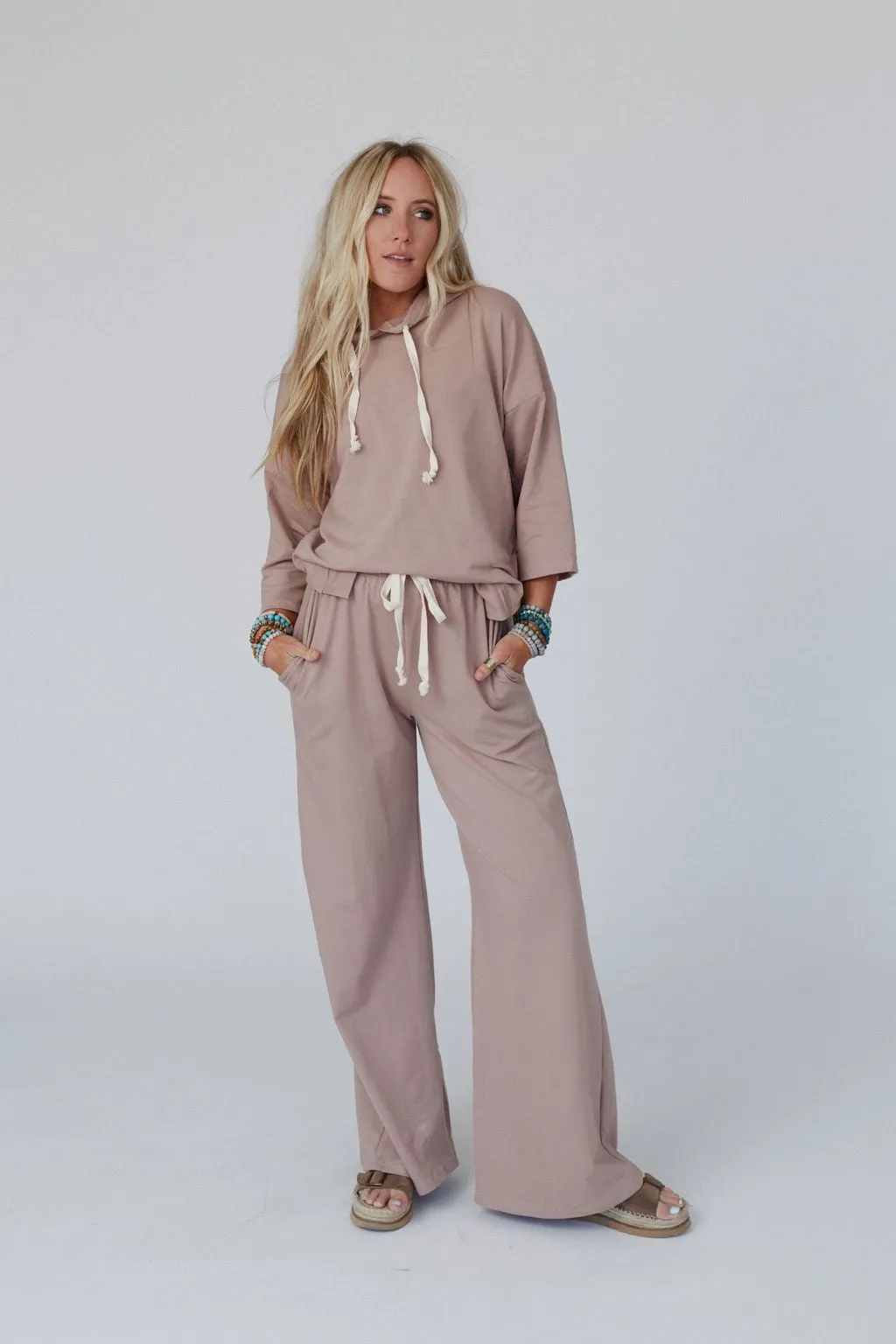 Arianna Top And Pant Set - Mocha