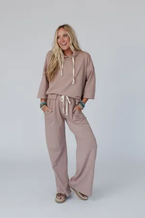 Arianna Top And Pant Set - Mocha