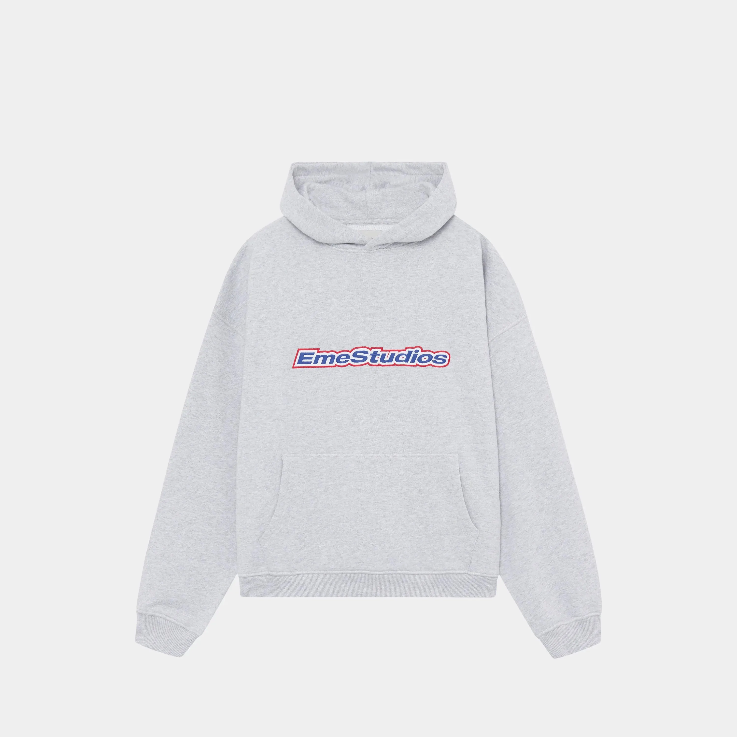 Box Heather Grey Oversized Hoodie