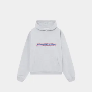 Box Heather Grey Oversized Hoodie