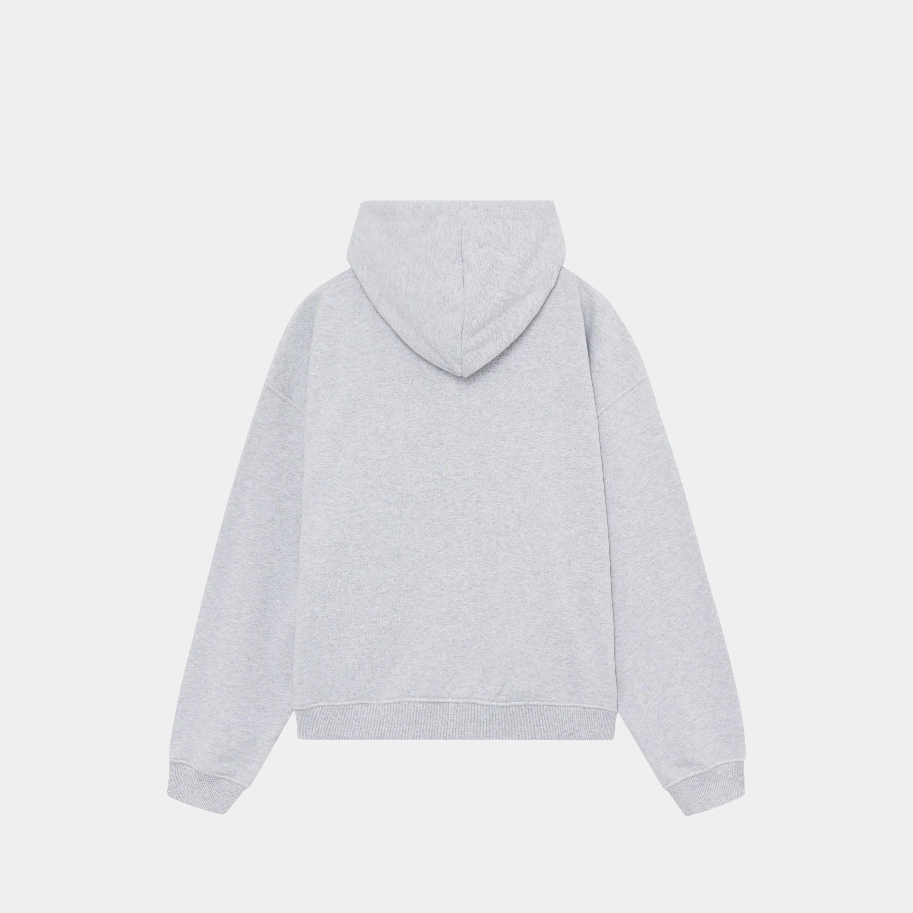 Box Heather Grey Oversized Hoodie