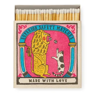 Boxed Wooden Matches: Big Cat Little Cat