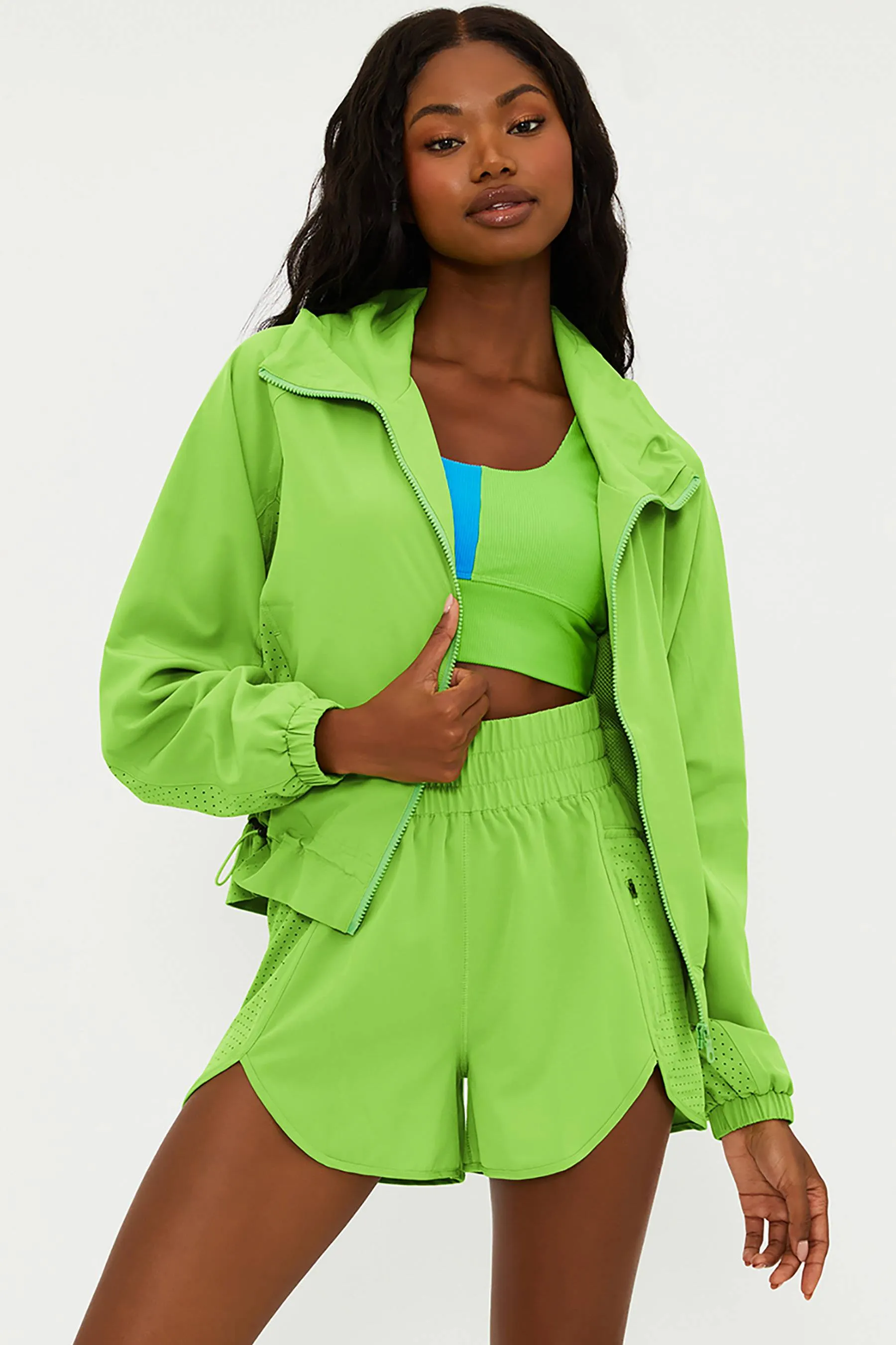 Casen Jacket Palm Garden Green