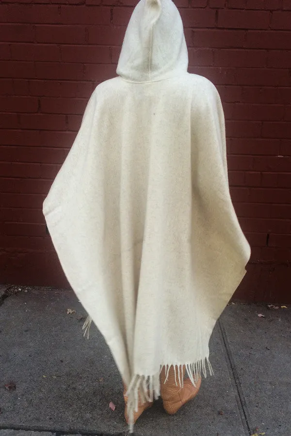 Closed Front Hooded Poncho