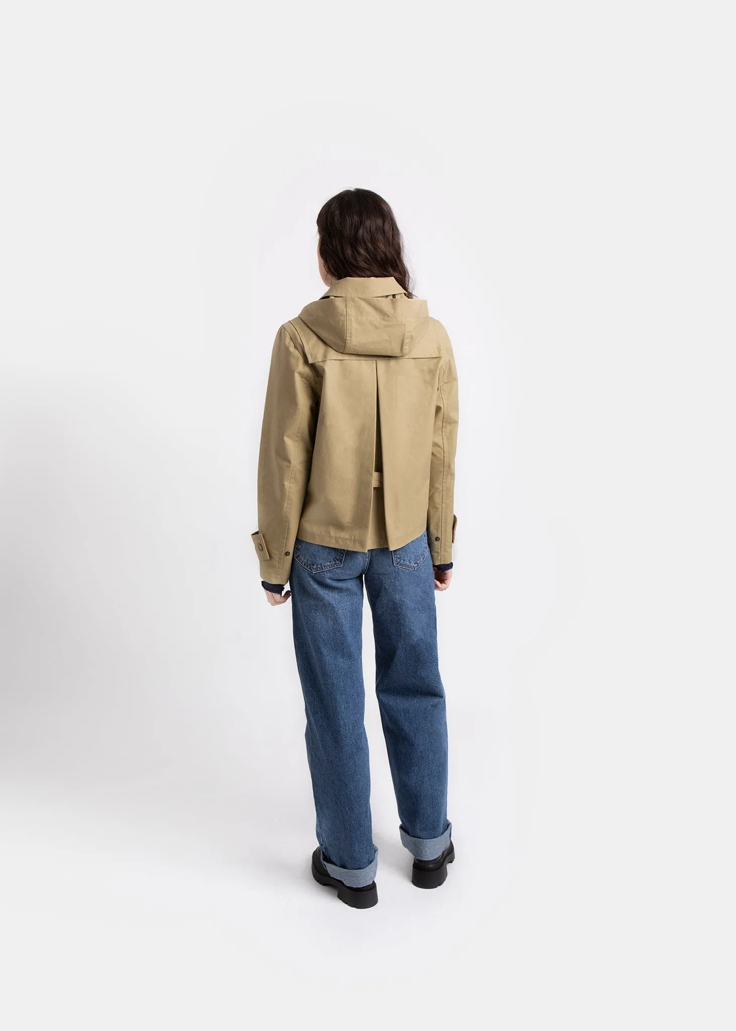 Cotton Blouson Camel