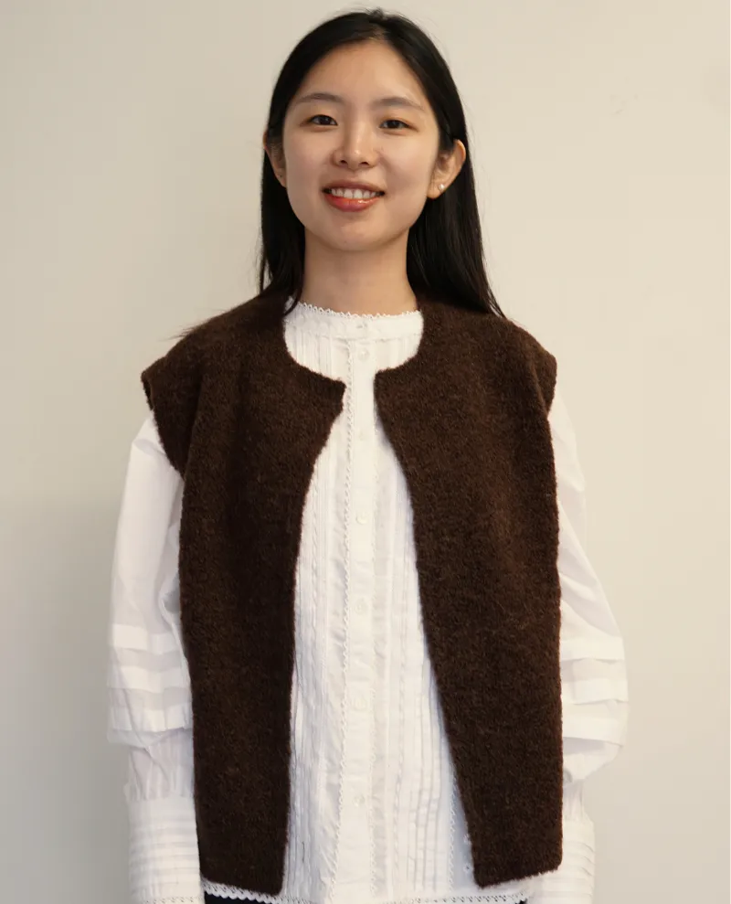 Des Petits Hauts Achille Bear Sleeveless Cardigan