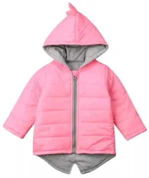 Dino Puffer Jacket Pink #1000318