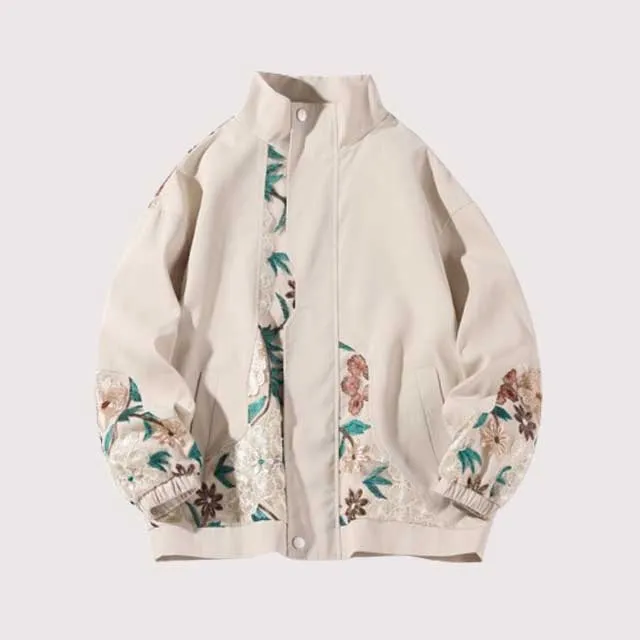 Embroidery Harajuku Bomber Jacket