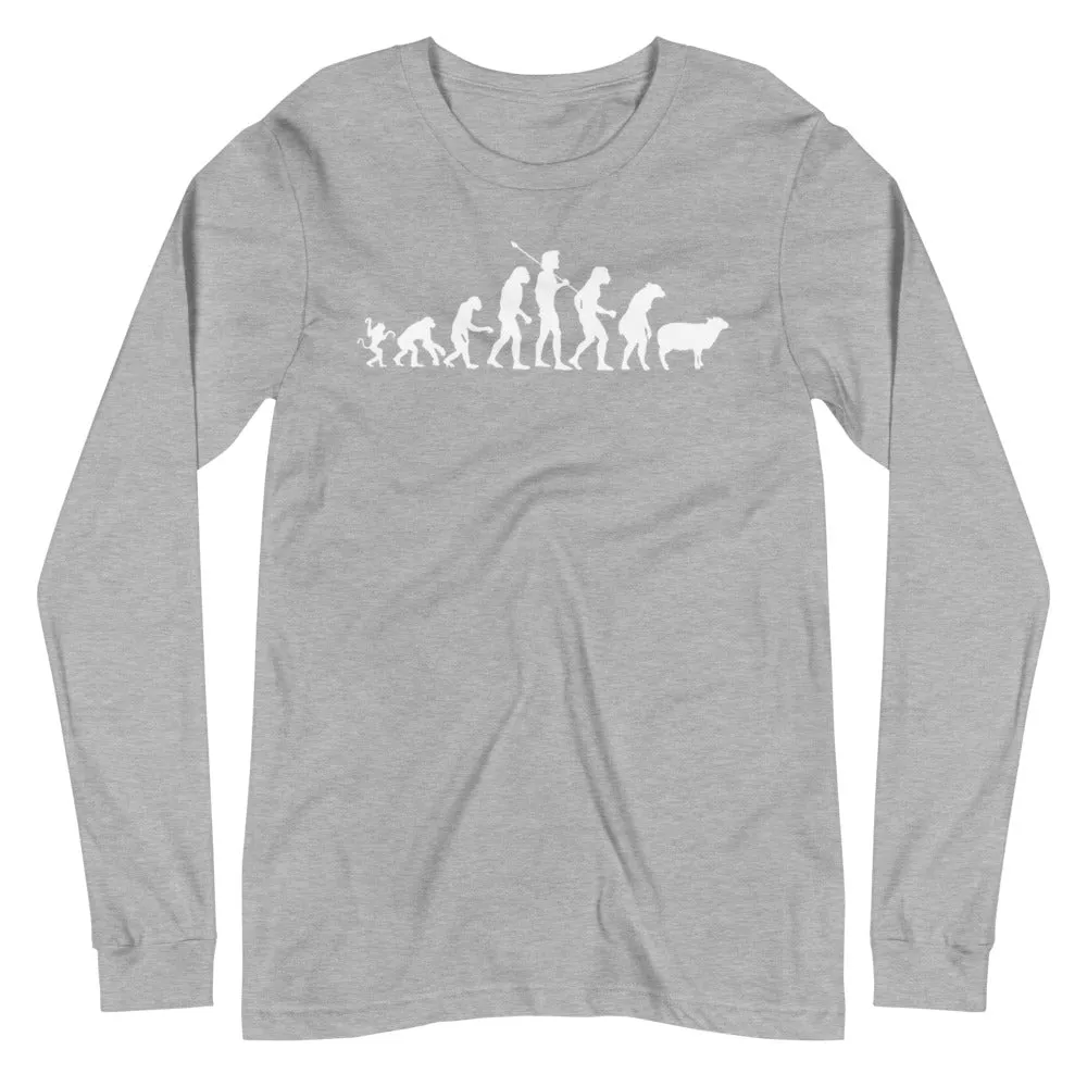 Evolution of Modern Man Unisex Long Sleeve Tee