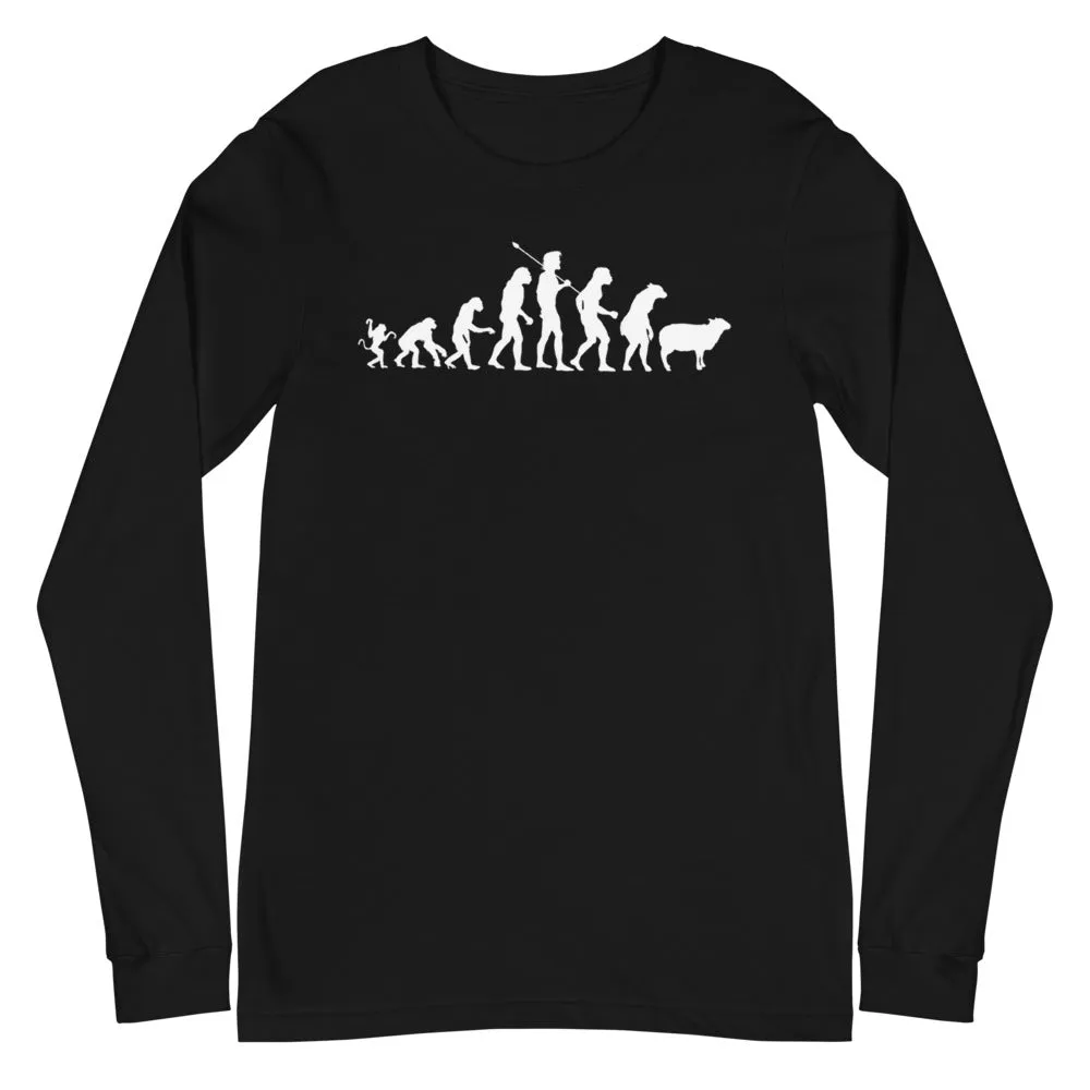 Evolution of Modern Man Unisex Long Sleeve Tee