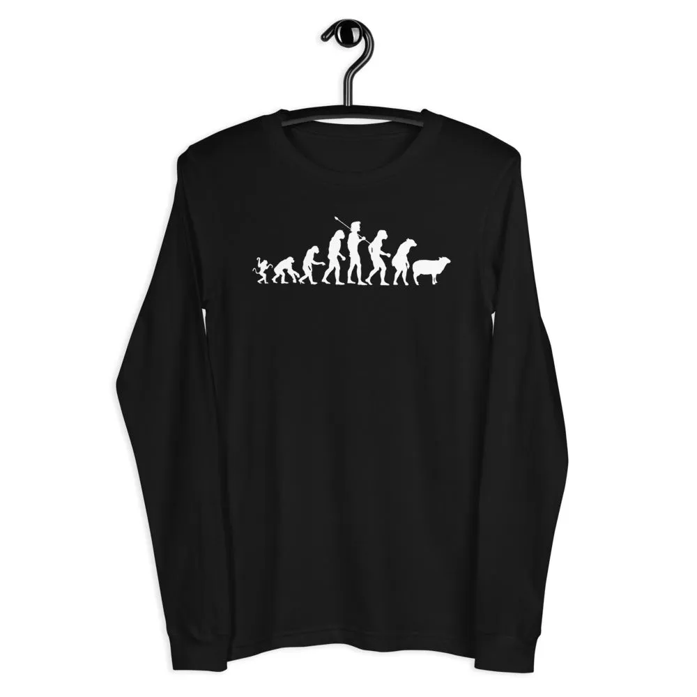 Evolution of Modern Man Unisex Long Sleeve Tee