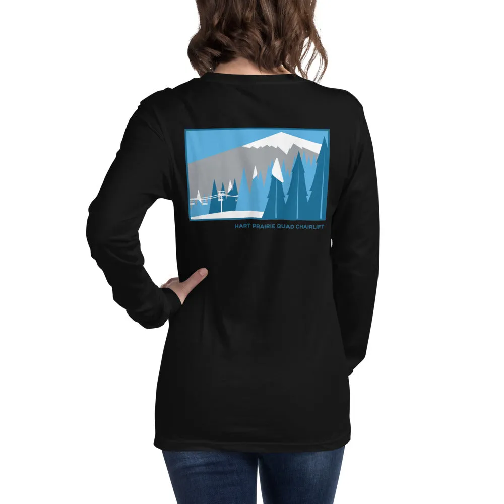 Hart Prairie Quad Chairlift Ladies Long Sleeve