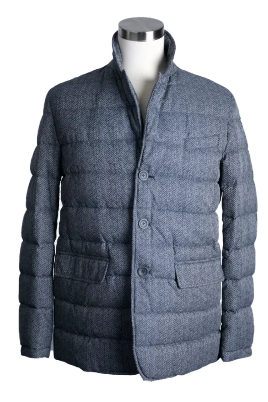 Herringbone Puffer Jacket