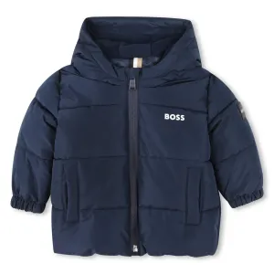 Hugo Boss Baby Boys Navy Puffer Jacket