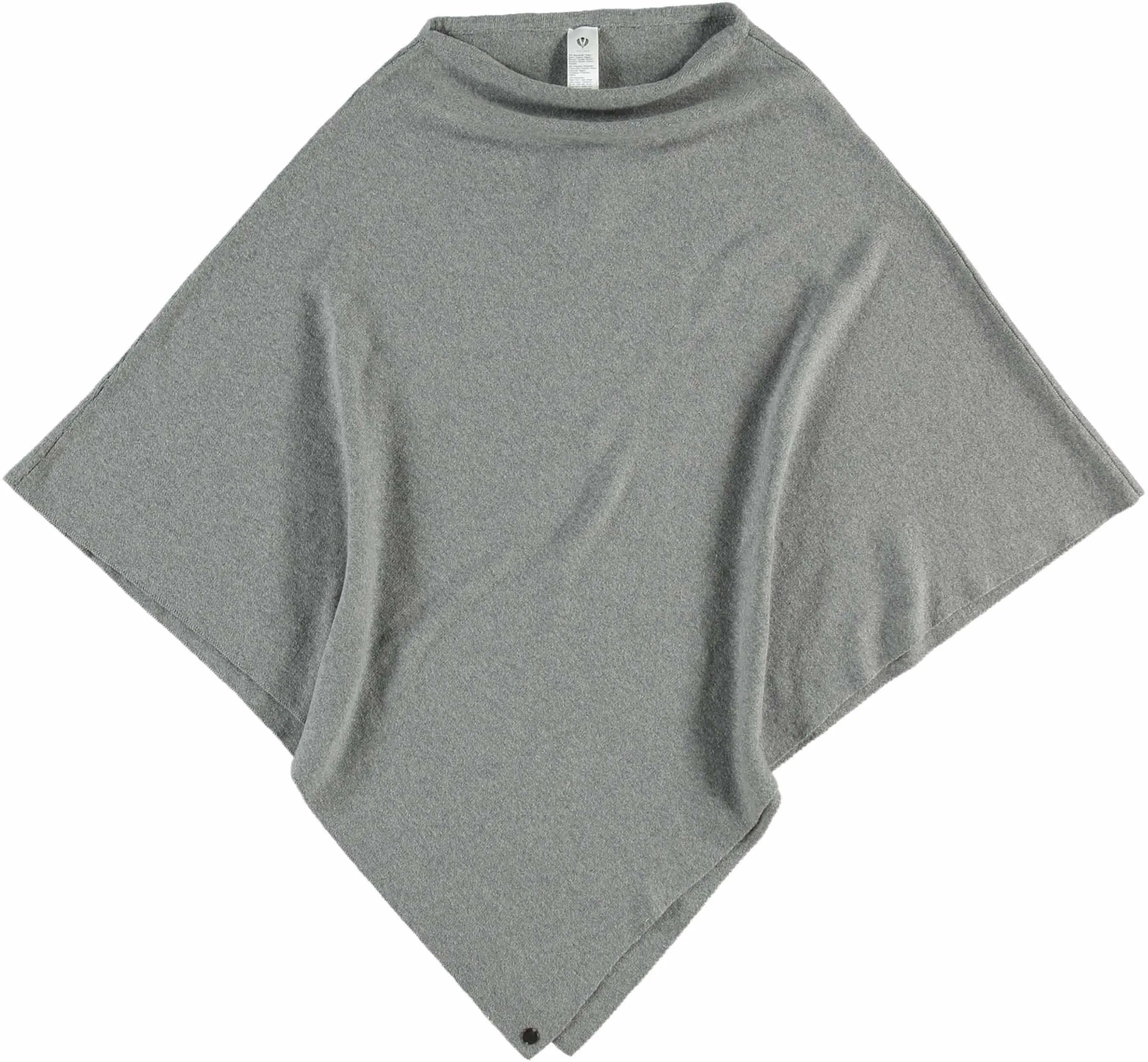 Jersey Knit Cotton Blend Poncho