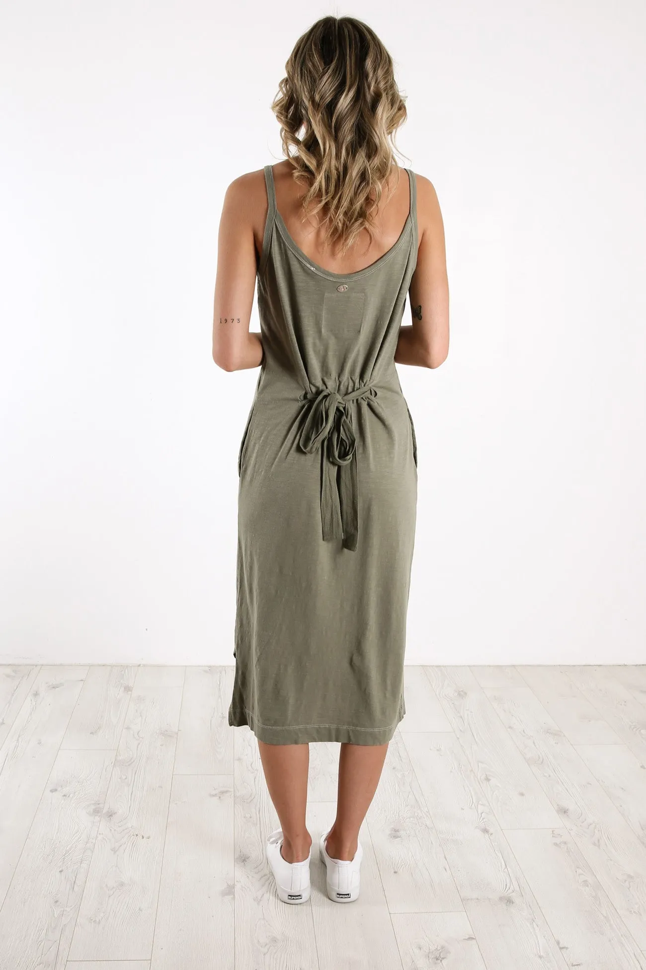 Jimbaryn Tank Dress Khaki