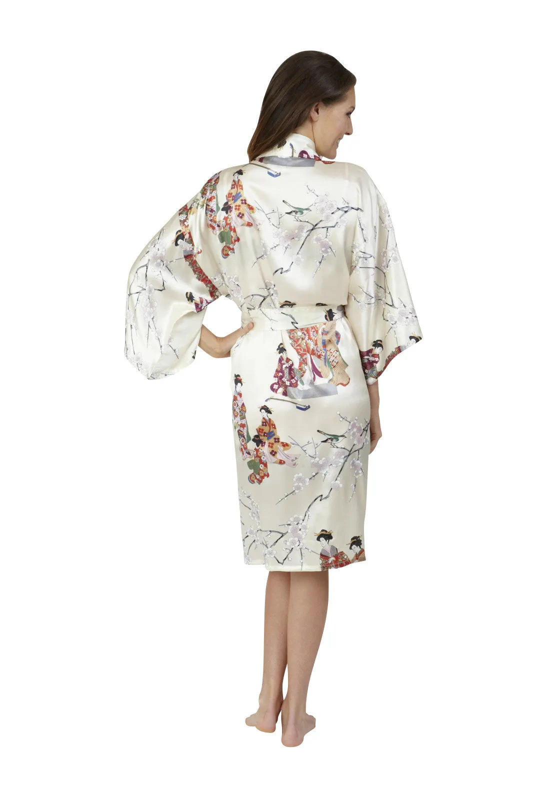 Kimono Beauty Silk Short Kimono