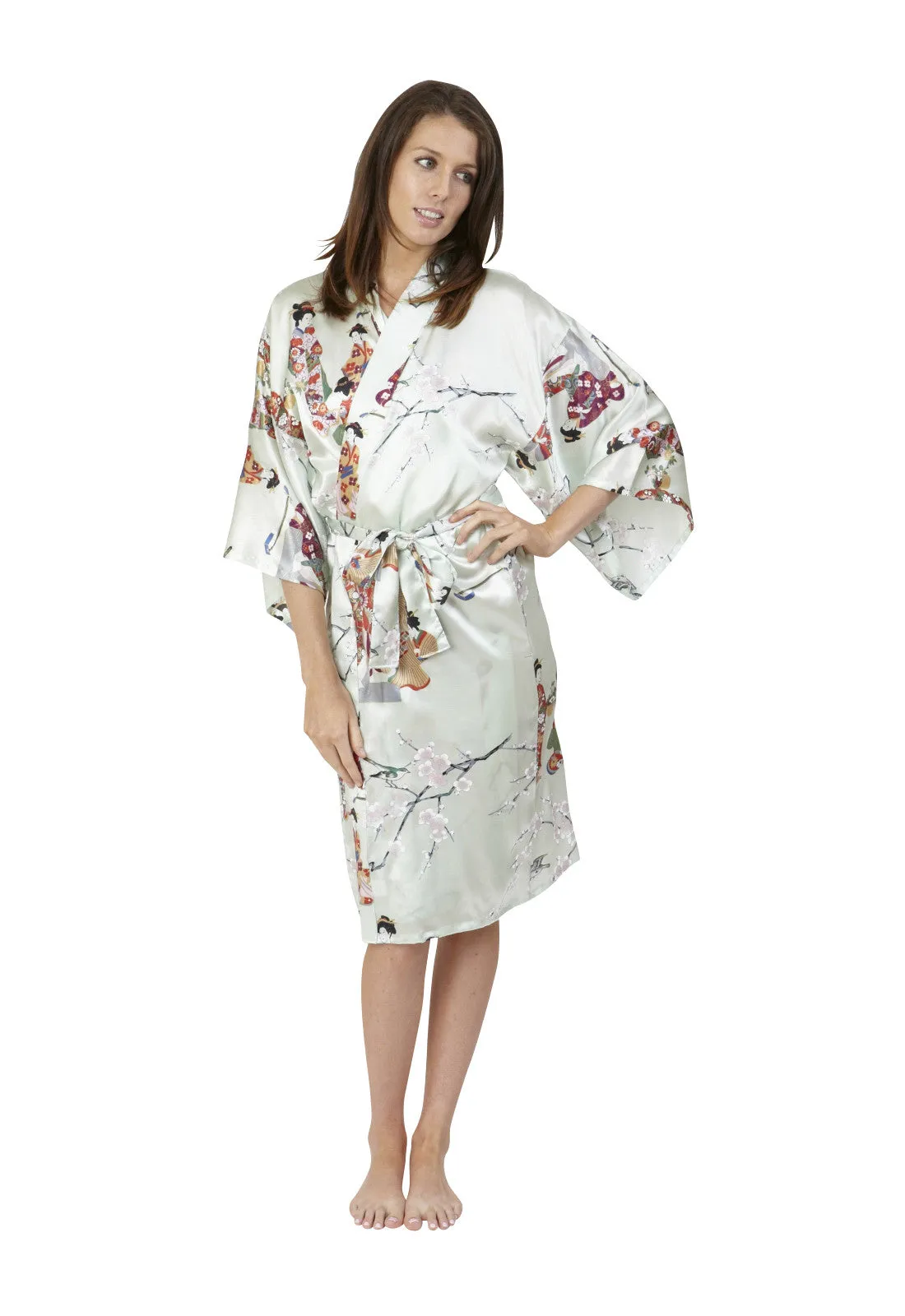 Kimono Beauty Silk Short Kimono