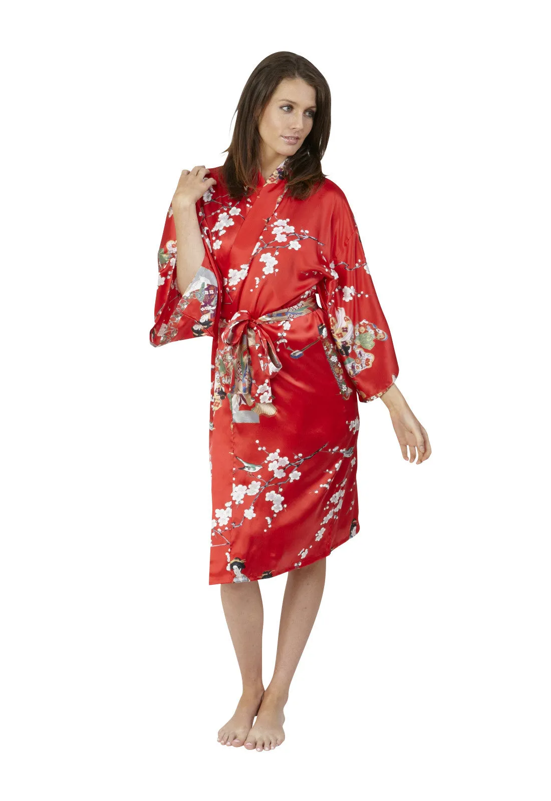 Kimono Beauty Silk Short Kimono