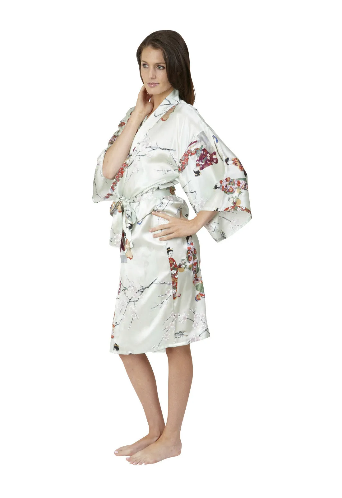 Kimono Beauty Silk Short Kimono