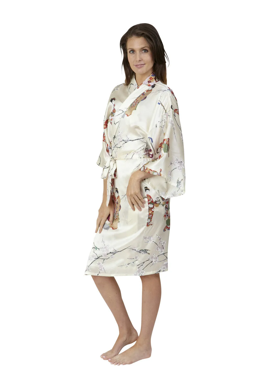 Kimono Beauty Silk Short Kimono