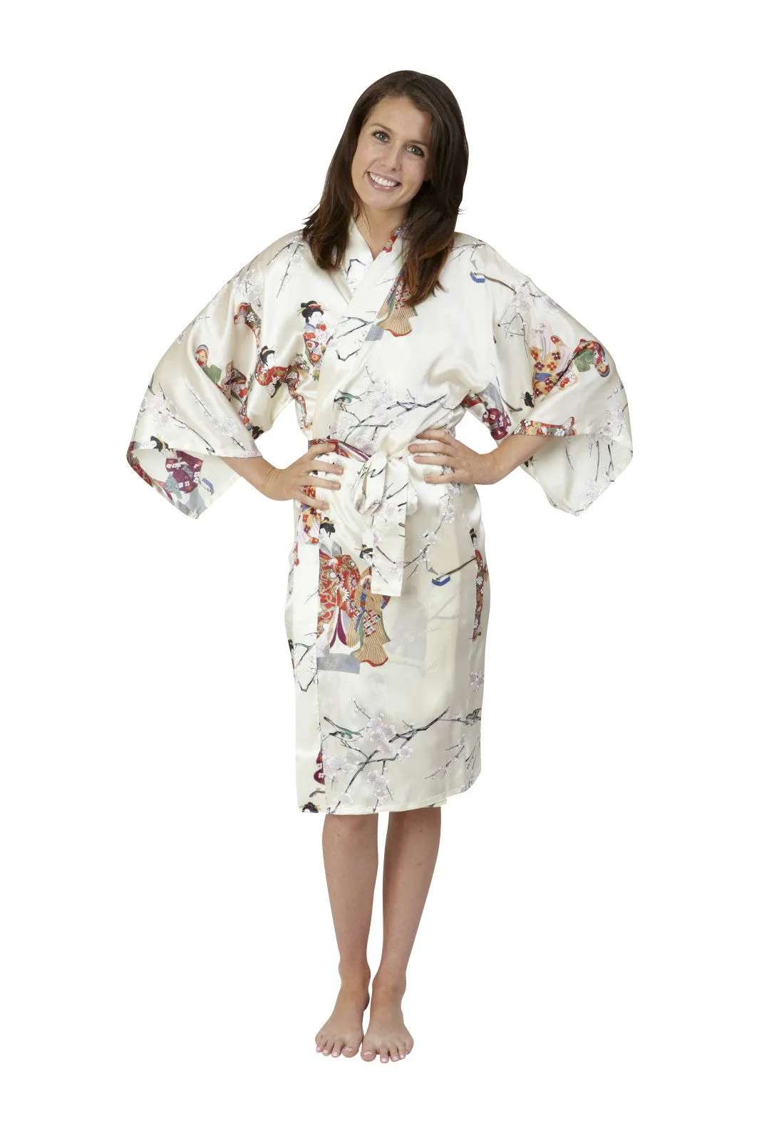 Kimono Beauty Silk Short Kimono