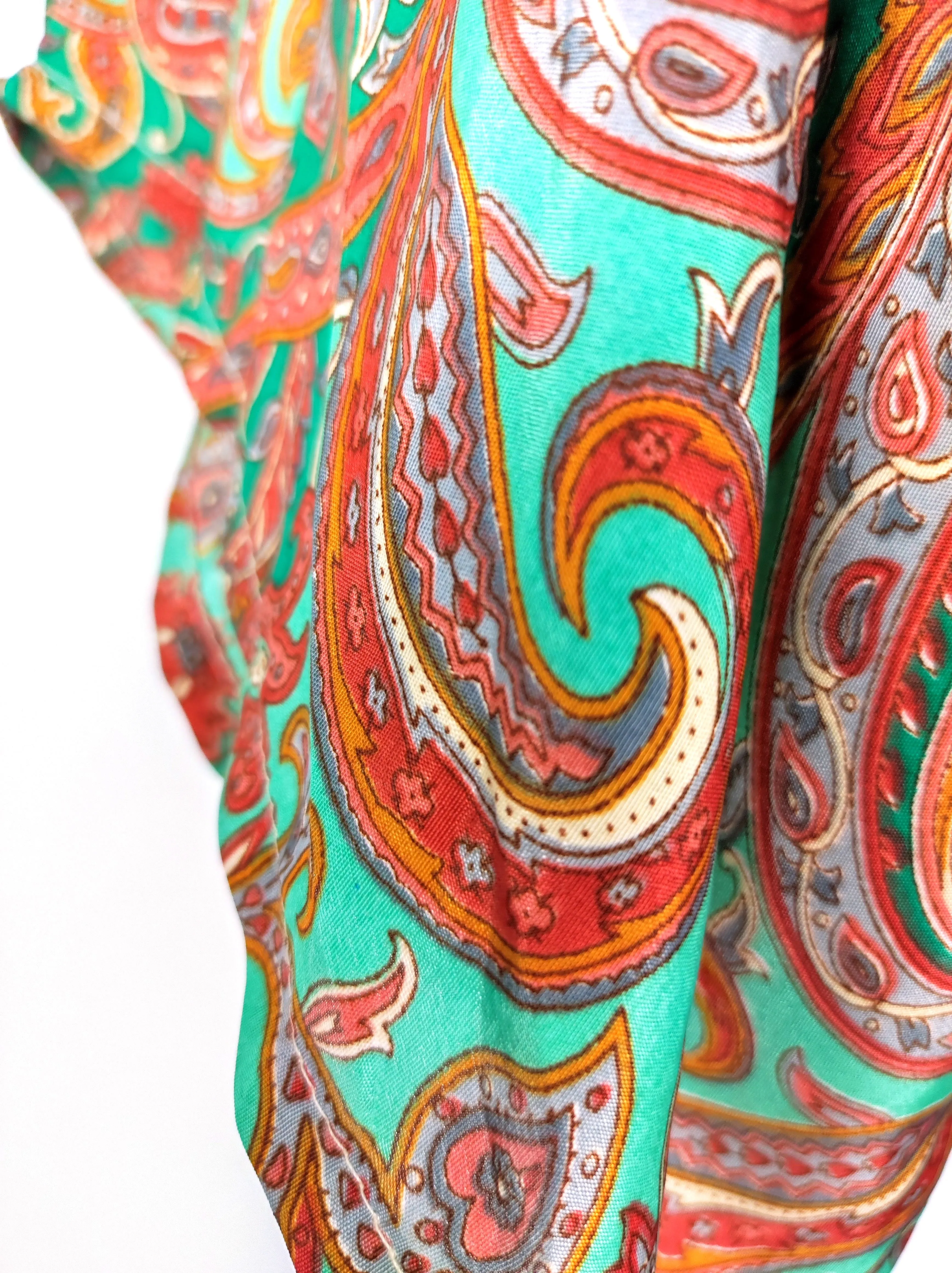 KIMONO "BE FABULOUS TODAY" PAISLEY MULTICOLOR ONE SIZE