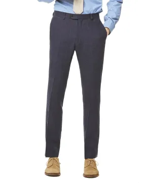 Linen Sutton Suit Trouser in Navy