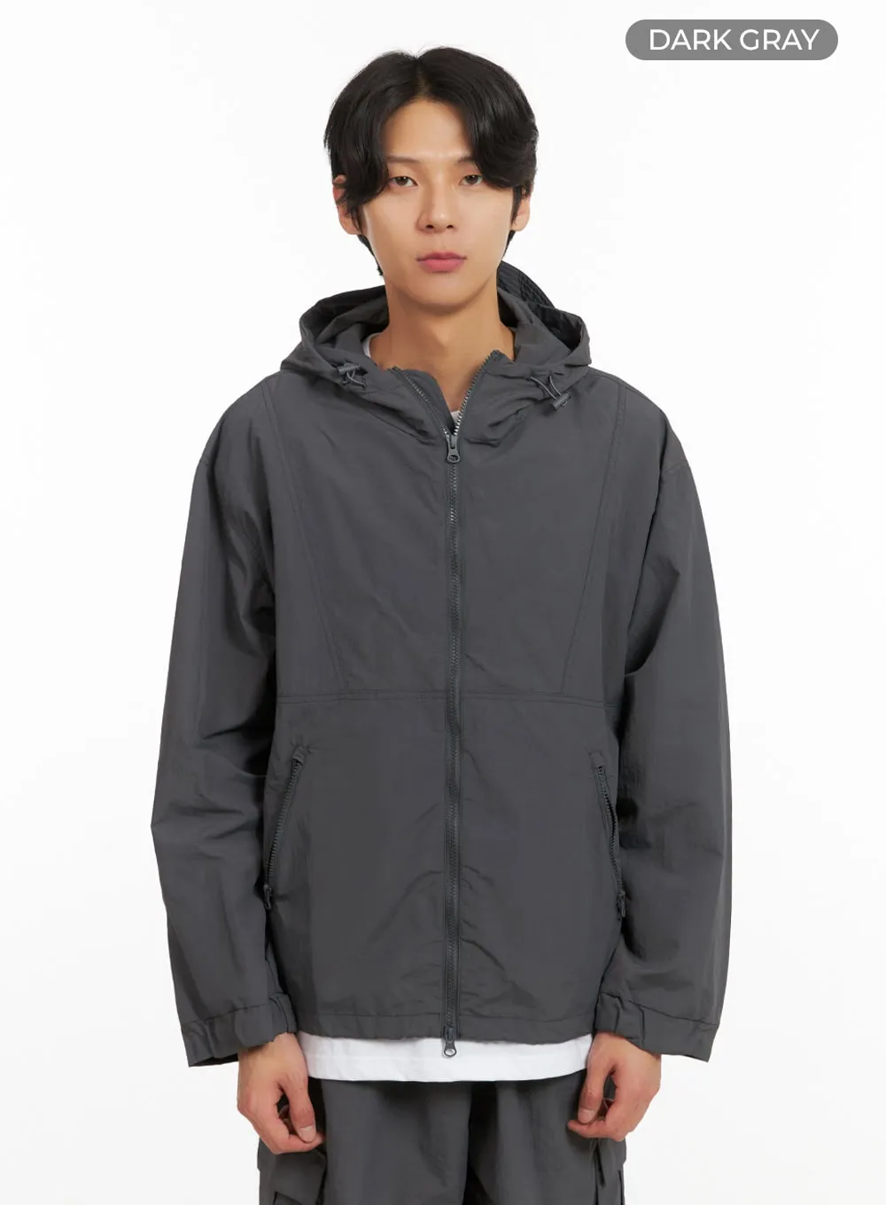 Men's Hooded Nylon Jacket IY424