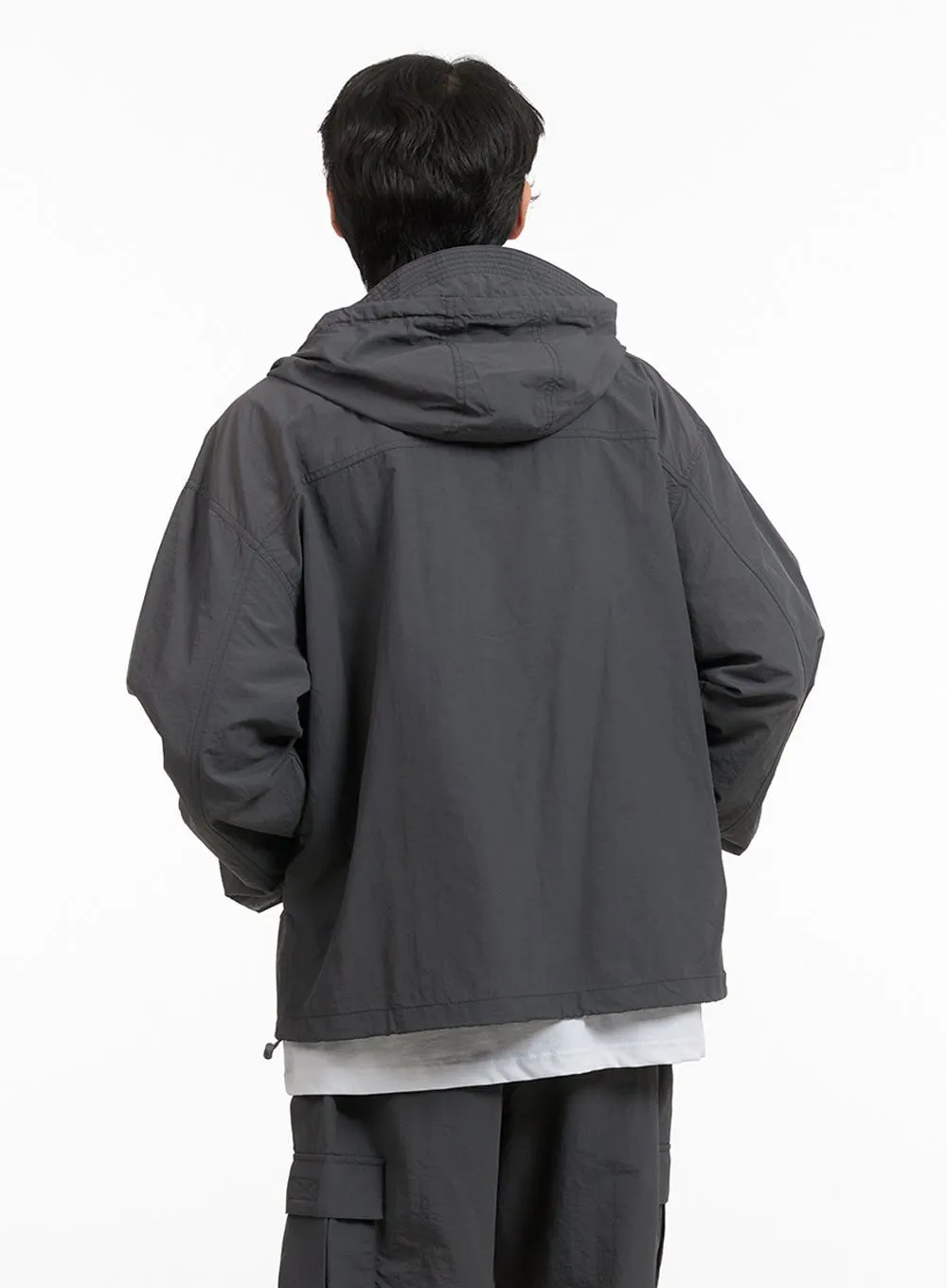 Men's Hooded Nylon Jacket IY424