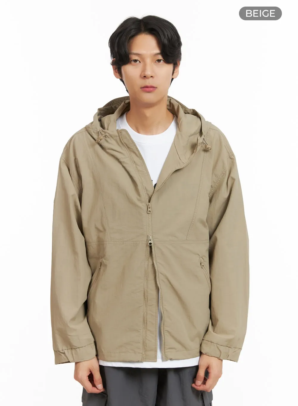 Men's Hooded Nylon Jacket IY424