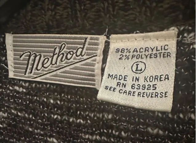 Method Vintage Cardigan Sweater L