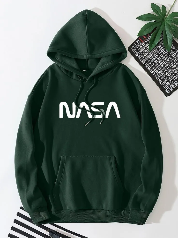 NASA Printed Unisex Oversized Relaxed Fit Premium Quality Casual Pullover Hoodie