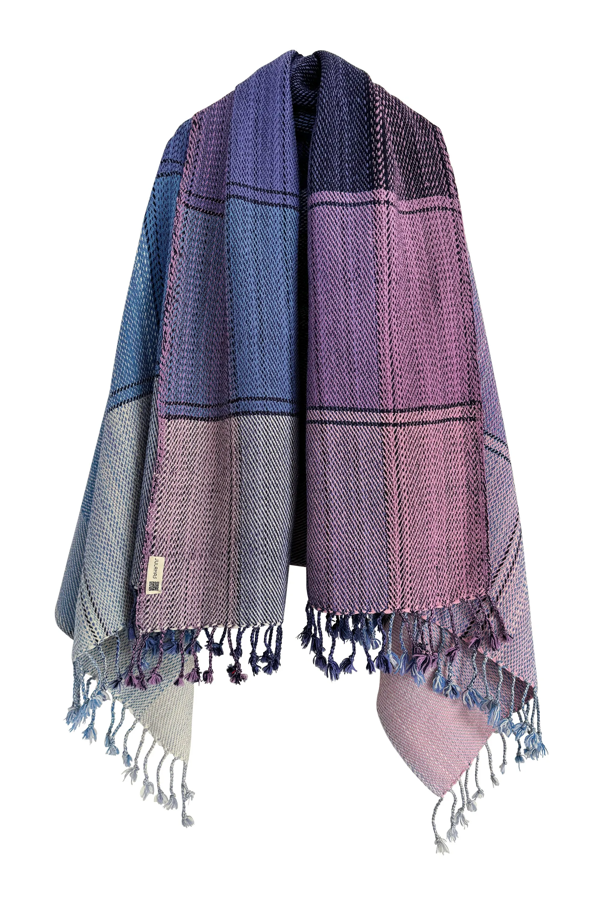 NEW! PLAID Wool Cape Serenity JULAHAS 