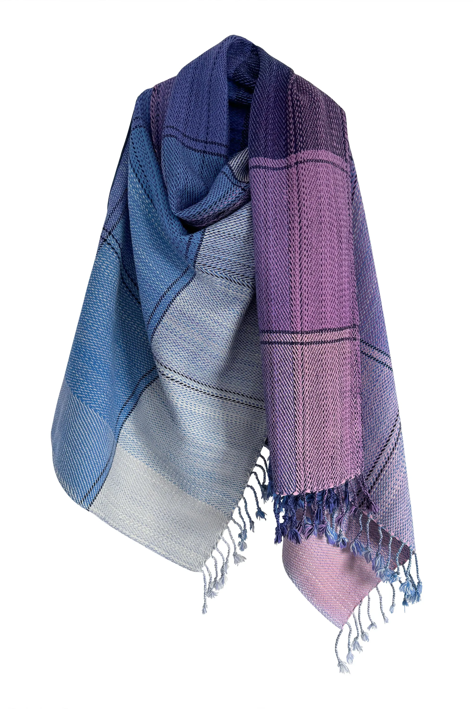 NEW! PLAID Wool Cape Serenity JULAHAS 