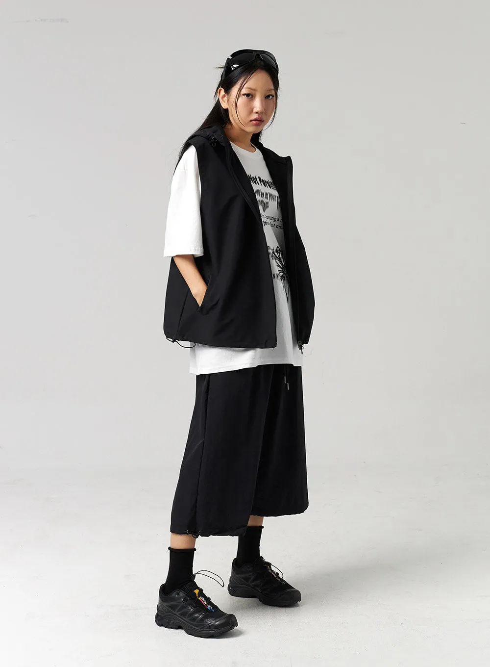 Oversized Hoodie Vest Unisex CL307