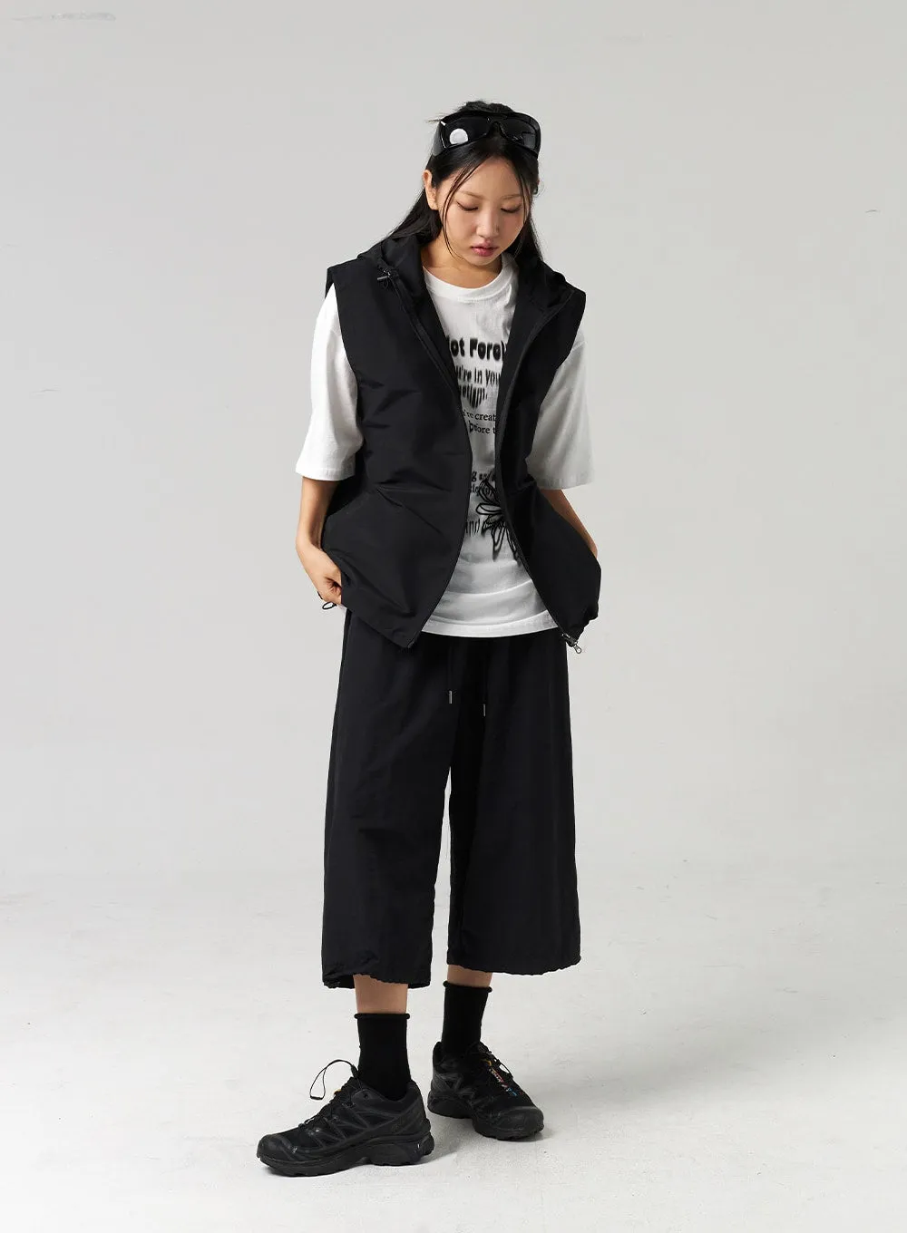 Oversized Hoodie Vest Unisex CL307