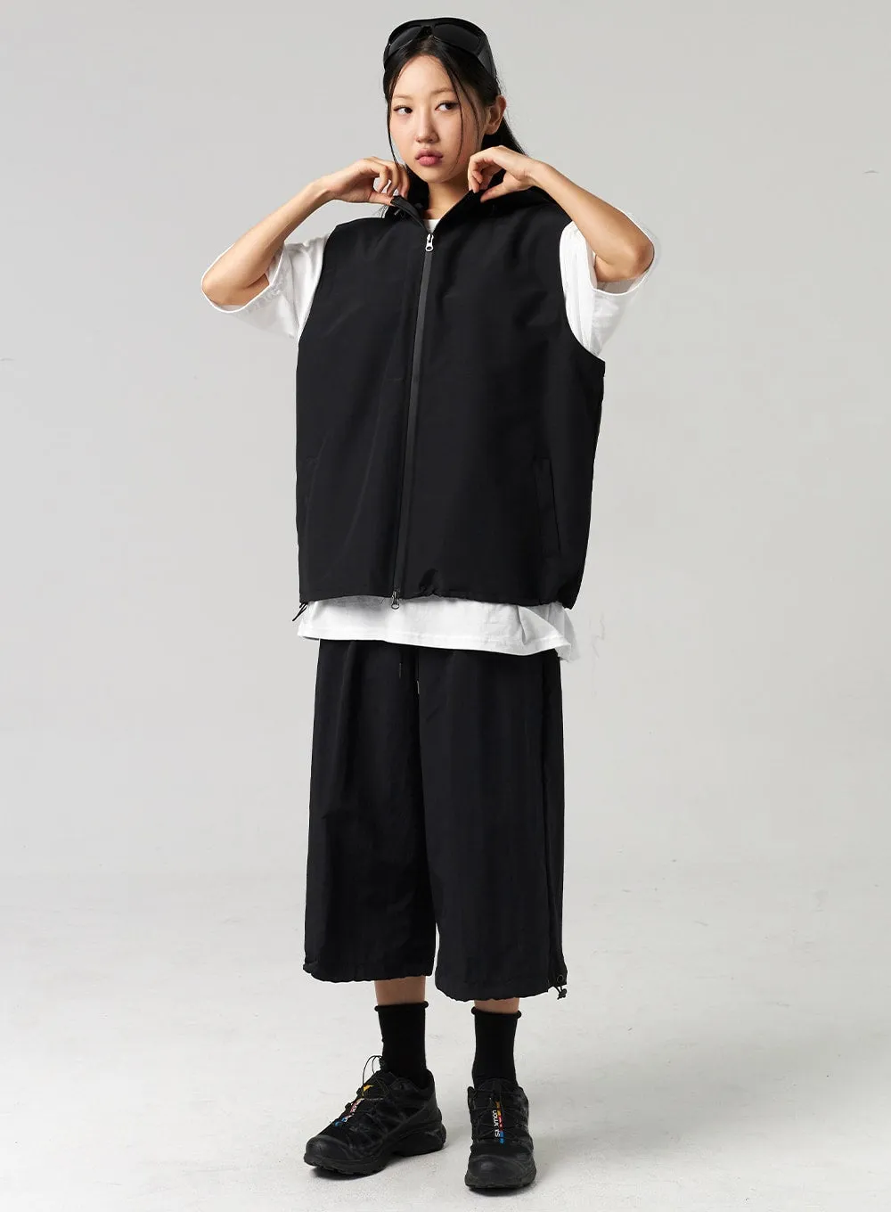 Oversized Hoodie Vest Unisex CL307