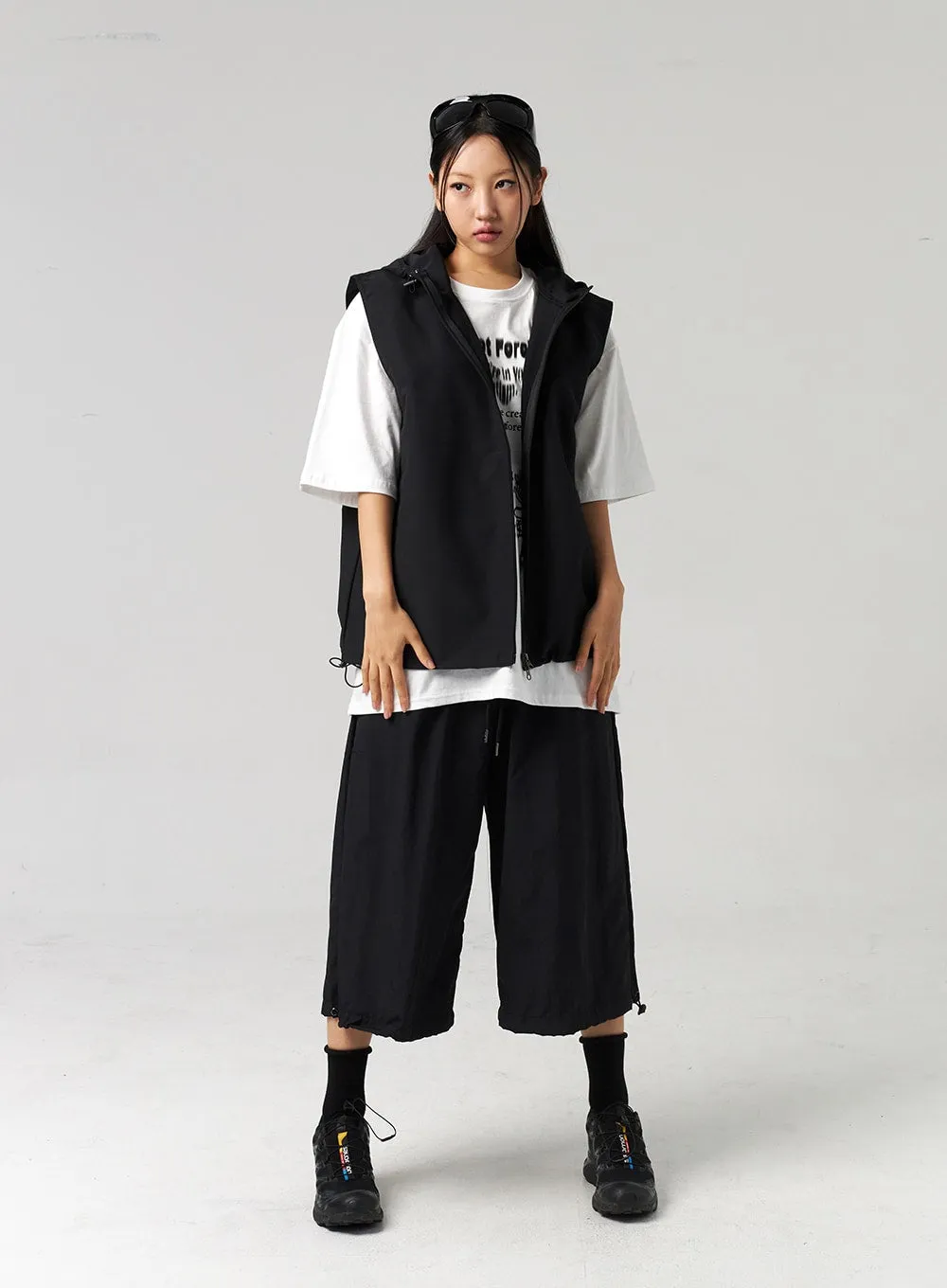 Oversized Hoodie Vest Unisex CL307