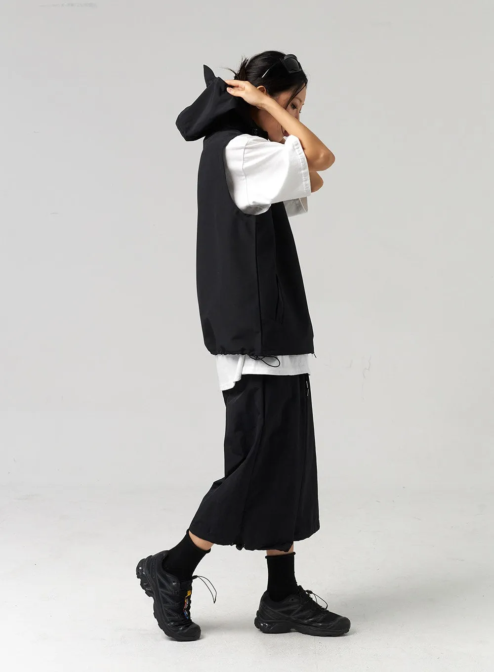 Oversized Hoodie Vest Unisex CL307