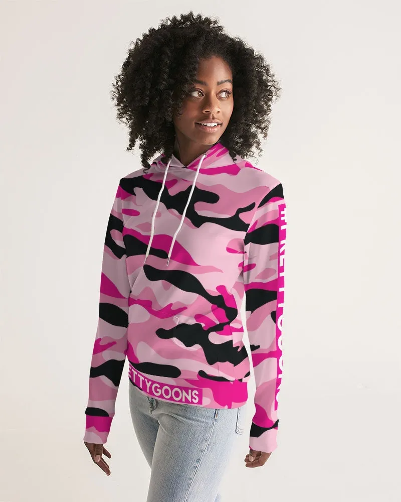 Pretty Goons Pink Camo Women's Hoodie