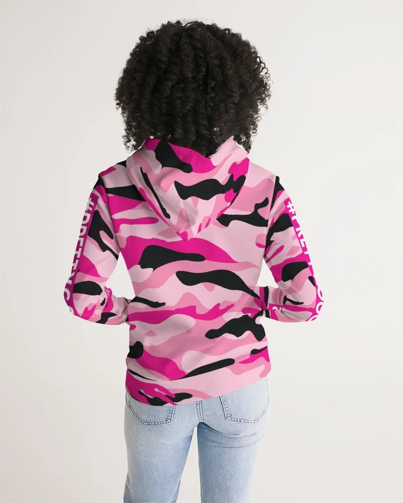 Pretty Goons Pink Camo Women's Hoodie